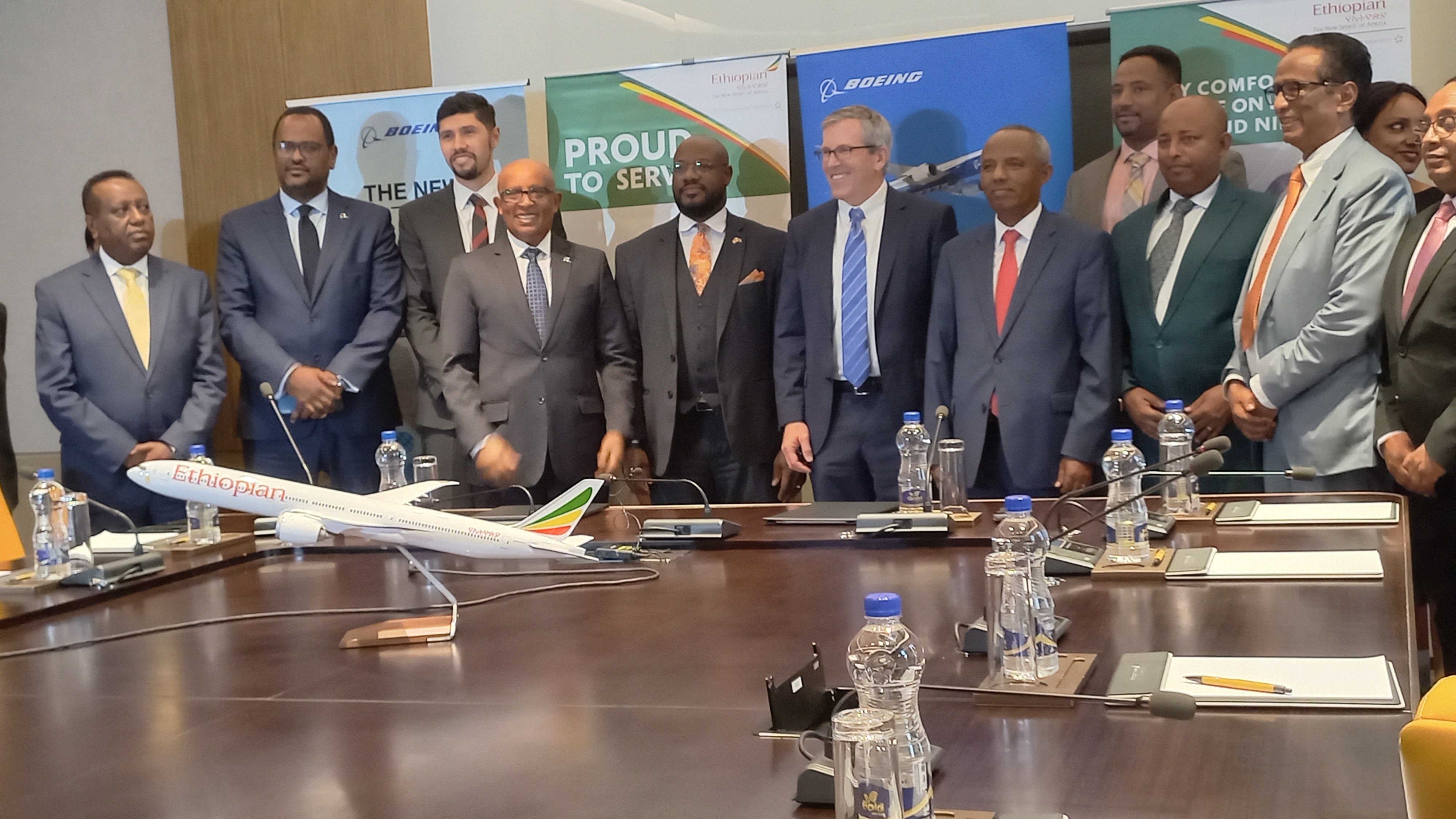 The Ethiopian Airlines Group and Boeing have signed a Memorandum of Understanding (MOU) for the delivery of Africa's first Boeing B777X-9.
