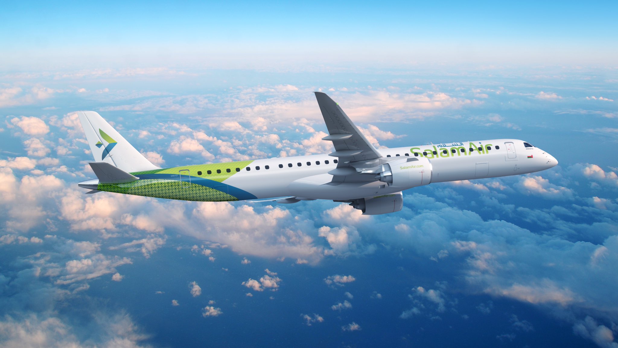 Valued at US$934.6 million ,  SalamAir has signed a firm order  for six  Embraer  E195-E2 ,  with options  for a  further six  Profit Hunters !