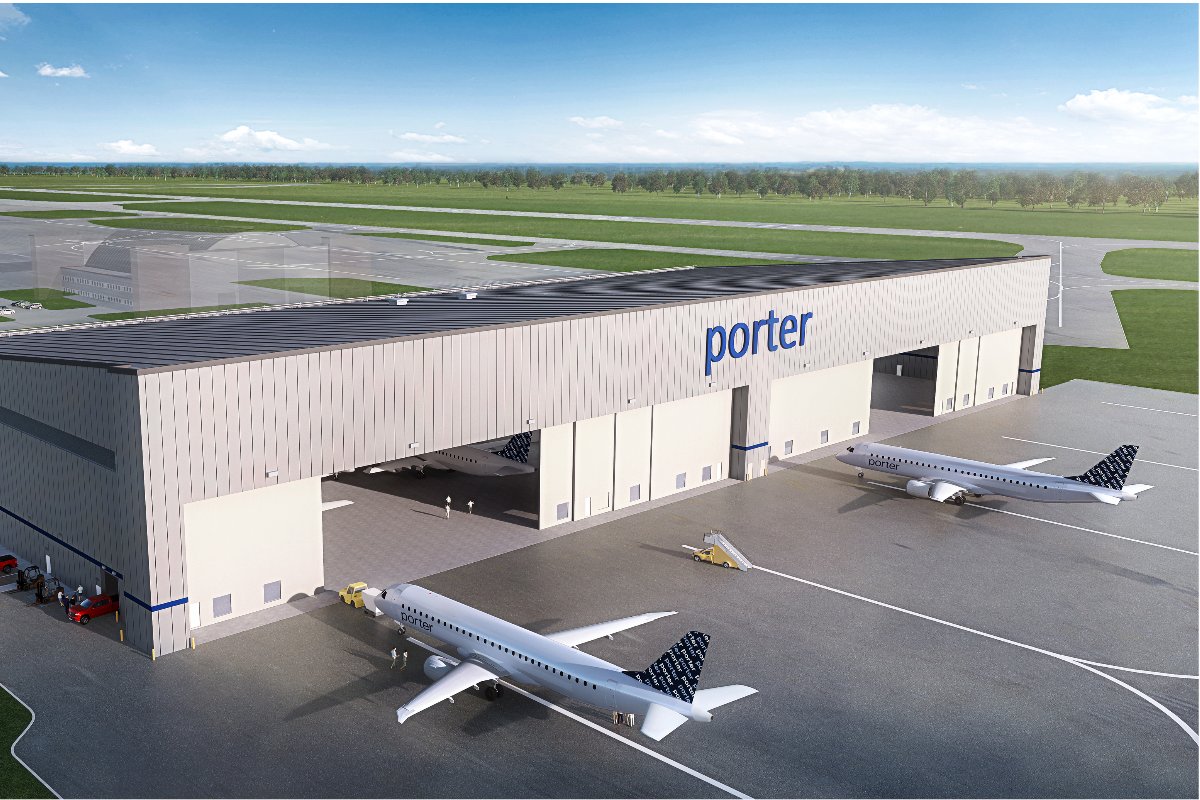 Two  Hangars  and  a  Taxiway  !  Porter Aviation  and  'Ottawa International Airport Authority' (OIAA)  Investing  over  $65 Million  at  Ottawa International Airport.