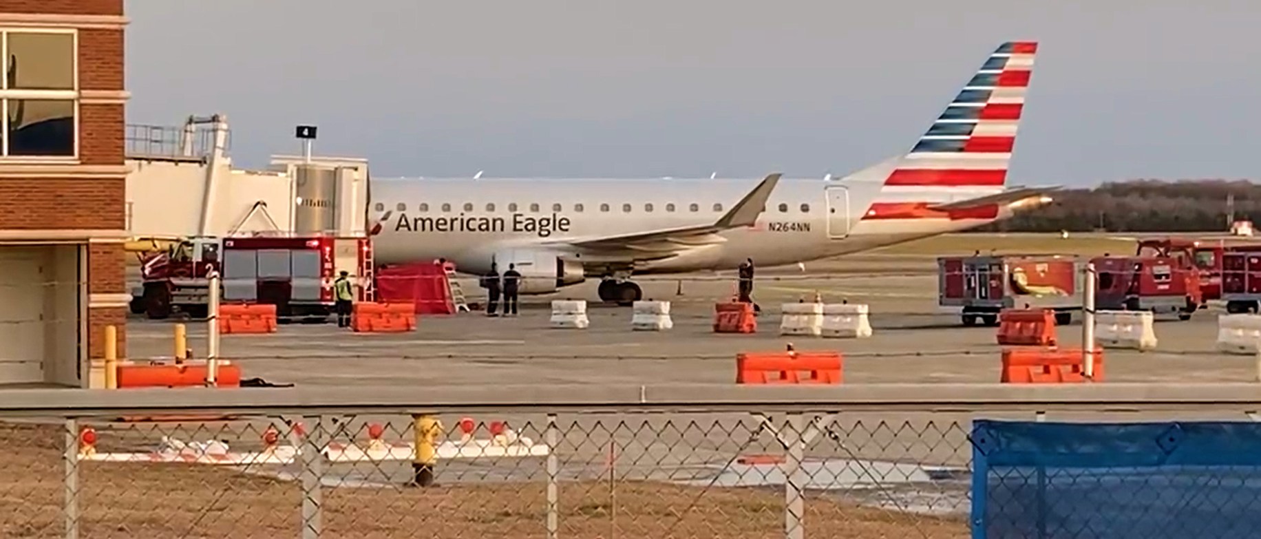 Montgomery  Regional  Airport  has  Resumed  Its  Operations  After Industrial  Accident  Of  Piedmont Airlines  Ground  Crew  Getting  Sucked  Into  Engine.