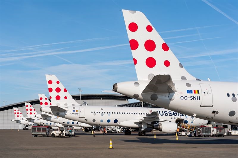 Brussels Airlines  and  Brussels Airport  Celebrated  The  First  Day  Of  The New Year  With  The  First  Flight  Using  Sustainable  Aviation Fuel.