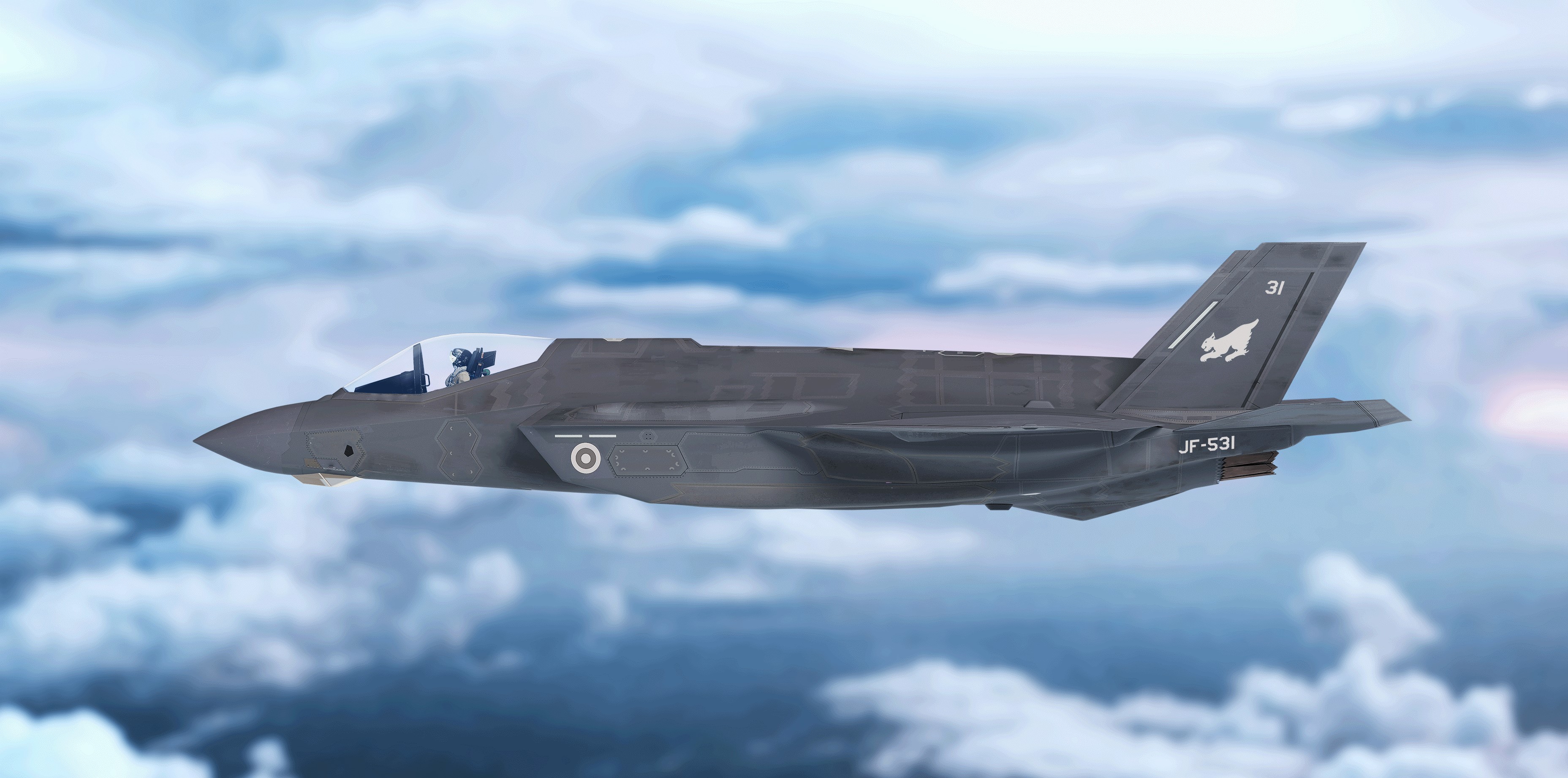 Finnish Air Force Have Announced Their F-35A Lightning IIs  Will  Have  'JF'  As  The Code Marking.