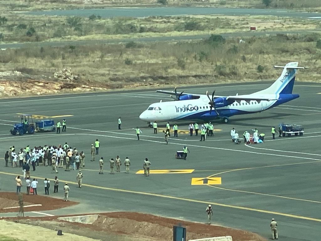 Indian 'Kurnool Airport'  in Aviation map from Today , gets connected by a ATR-72 Turboprop.