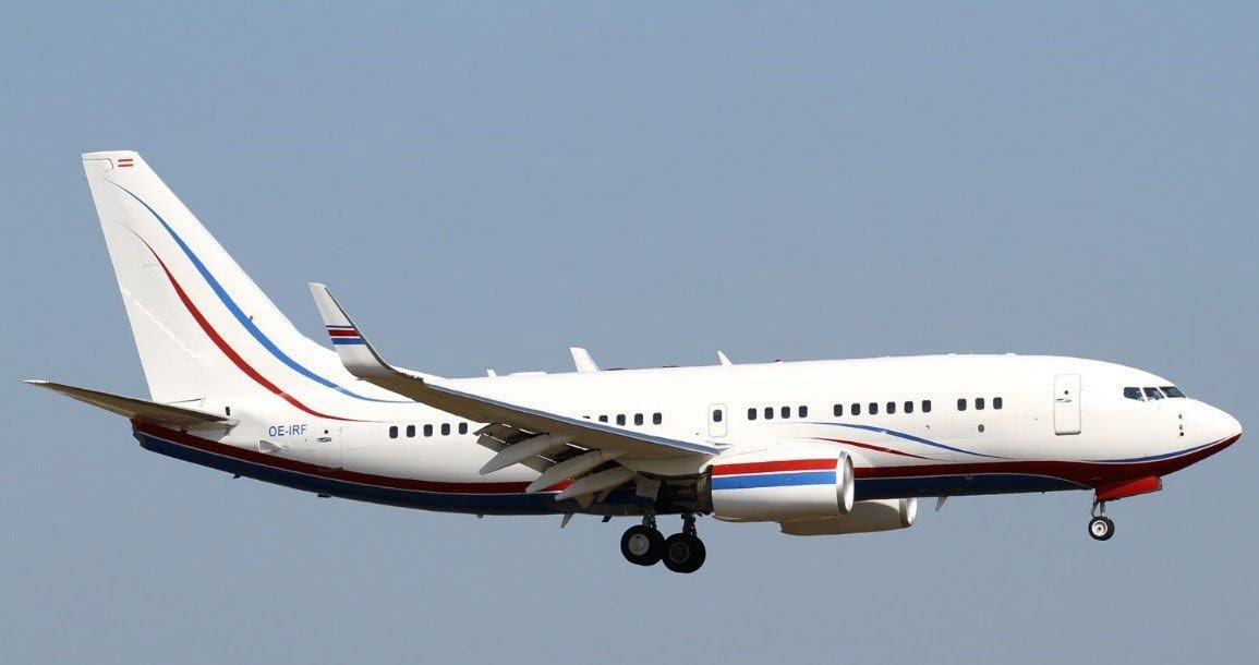 US Department of Justice authorizes seizure of $25M Boeing 737-700 BBJ owned by Russian oil company Rosneft.