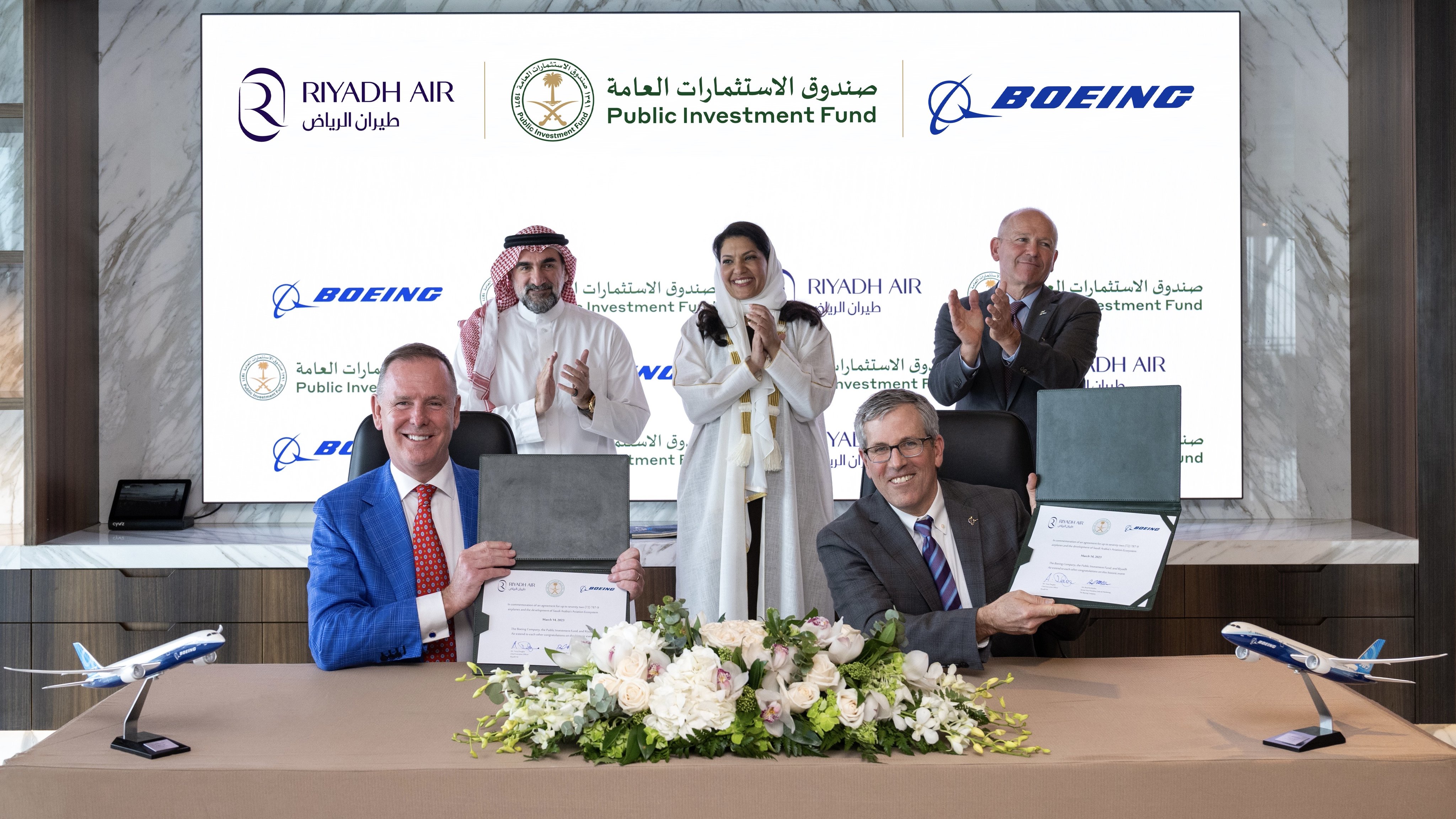 Newly formed Saudi Arabian Riyadh Air, has announced first fleet order of 72 Boeing 787-9 Dreamliner airplanes.