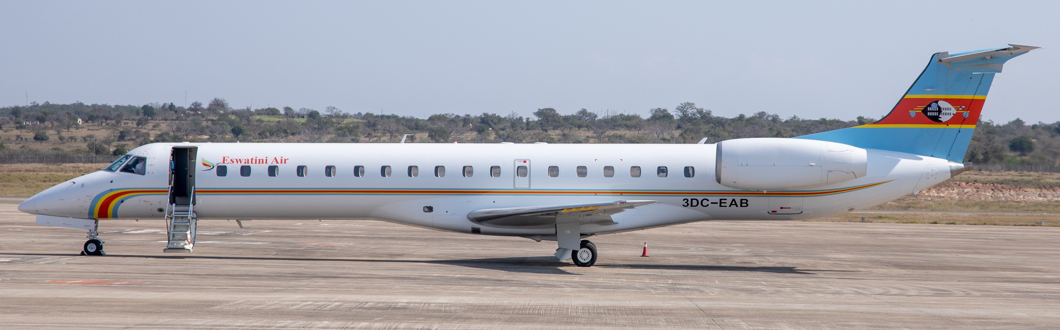 Africa’s newest airline Eswatini Air carried out its inaugural flight using an Embraer ERJ-145 to O. R. Tambo International Airport.