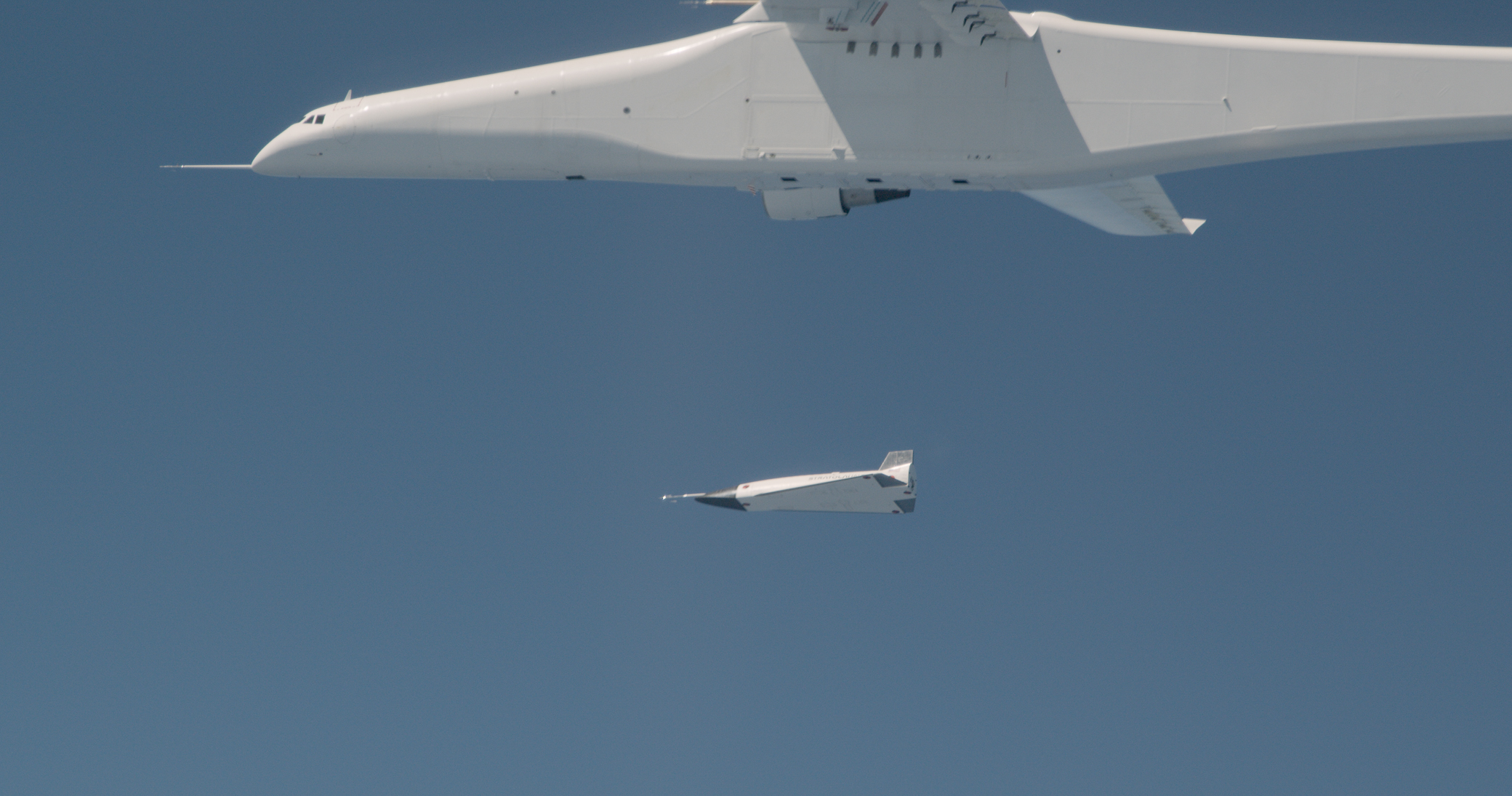 Stratolaunch Roc Aircraft Has Successfully Completed The Separation Test Of Talon A Vehicle