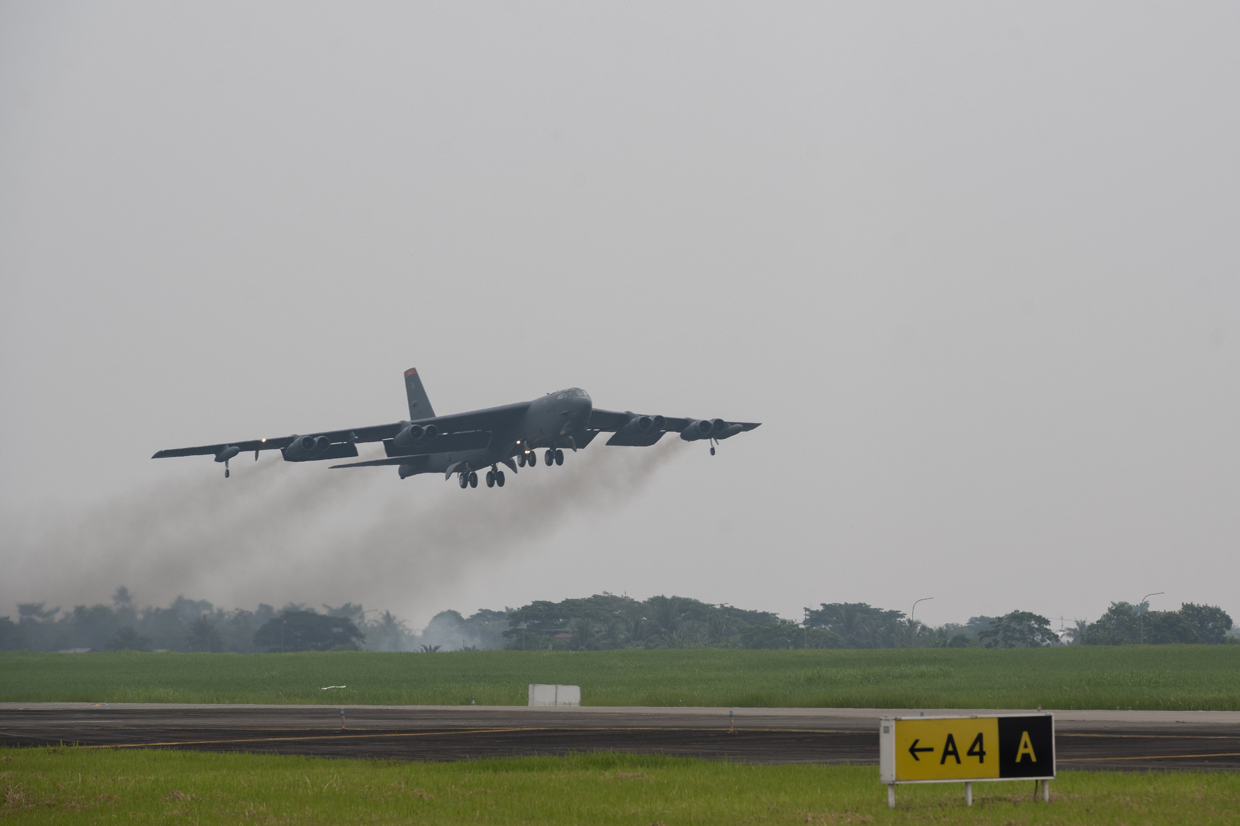 In a Historic First , U.S.-Indonesia  Air Forces  Hold  First  Bomber  Landing  Joint  Exercise .