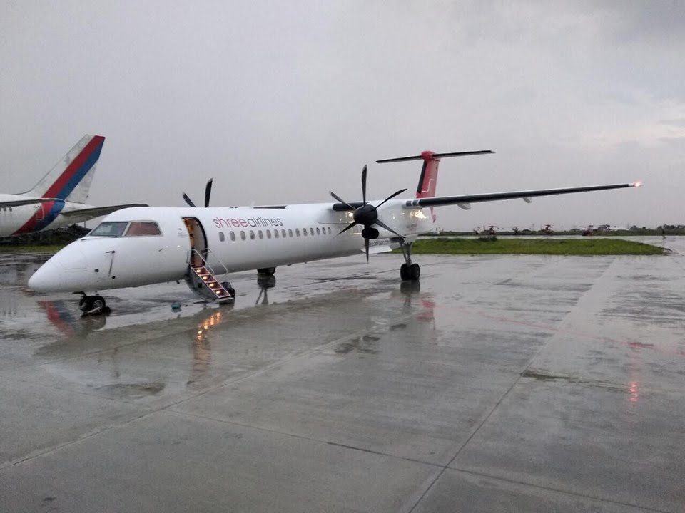 Technical Issues Hound Nepal based Sree Airlines Again , Grounded Q400  Fleet  For Today.