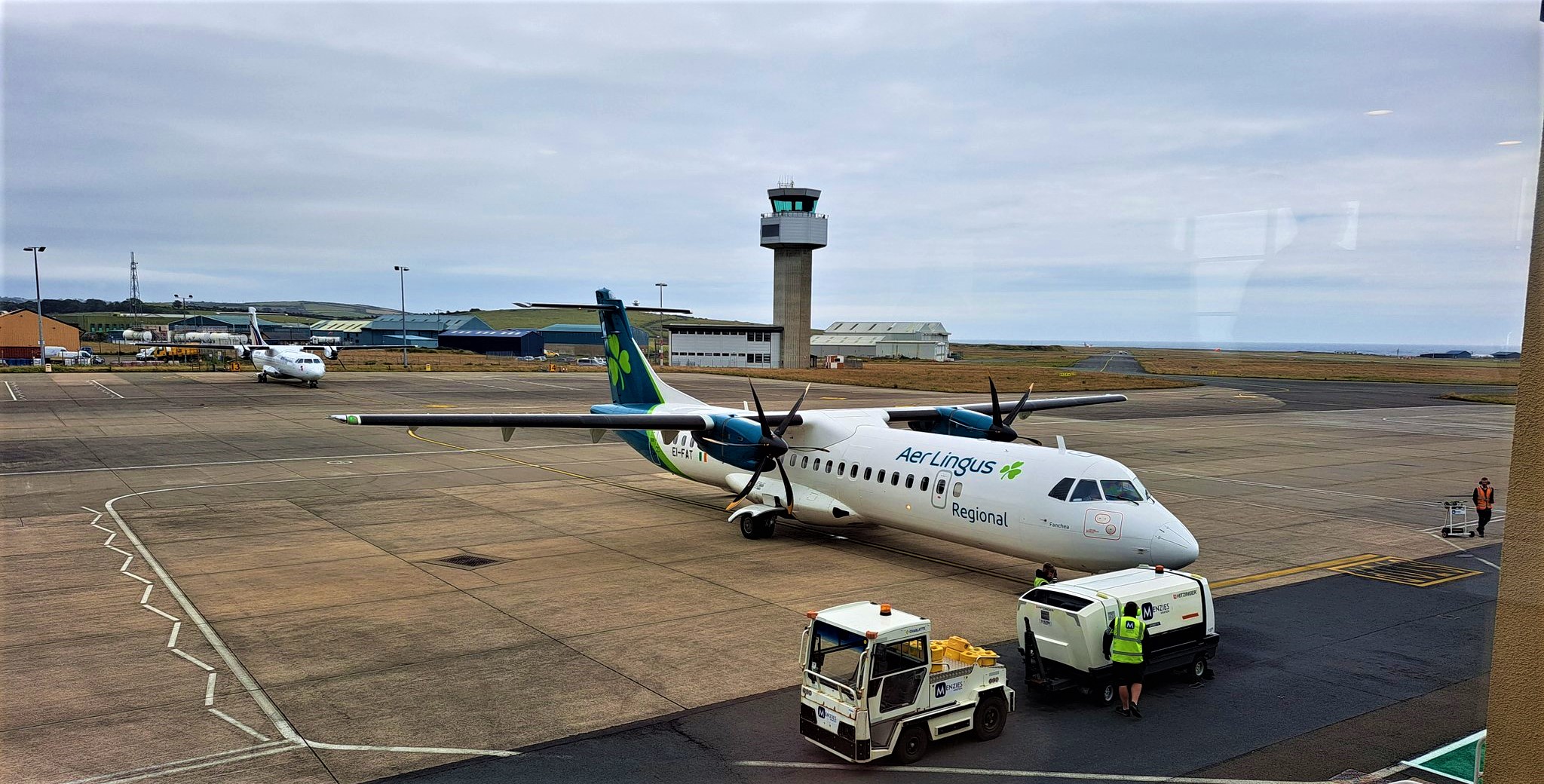 Air Traffic  Controllers  Break  Lead To  Runway  Closure  At  Isle of Man Airport.