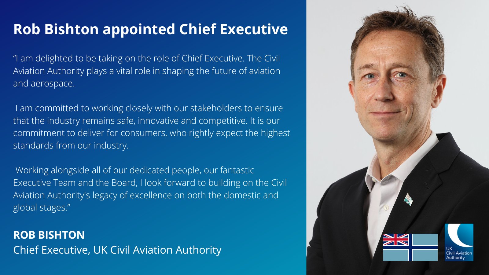 UK Civil Aviation Authority  has a  new  Boss  amid  Air Traffic Control Meltdown Review , will consider “airline and airport costs”.