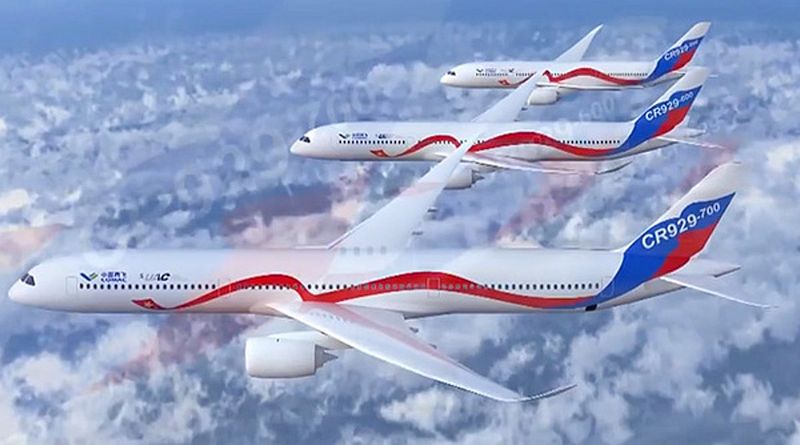 CR929  becomes  C929 , Commercial Aircraft Corporation of China (Comac) has stopped mentioning Russia as a Partner in C929 Program.