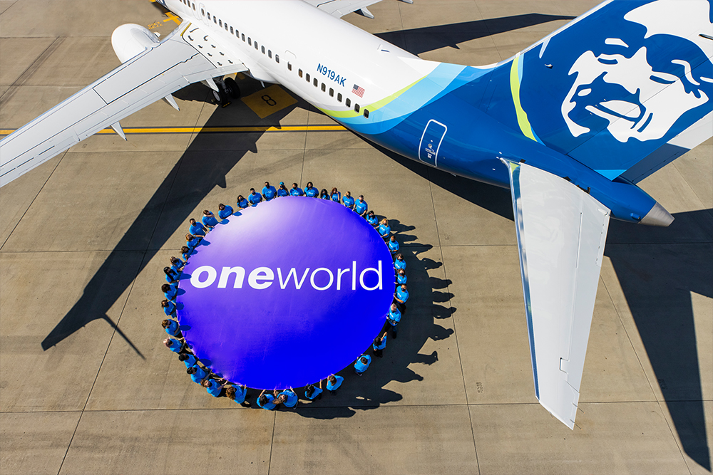 Did you see that  ?  Alaska  Airlines into  ' Travel One world ' club  &  it's  safety dance is getting some hits !