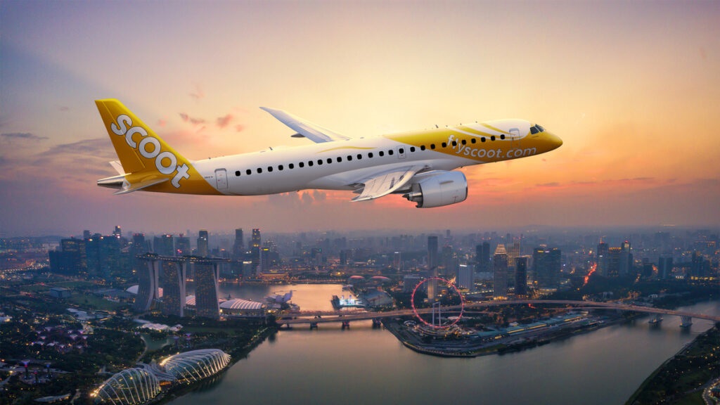 SIA Engineering Company Limited  Will  Provide  Services  to  Scoot's  Embraer E190-E2  fleet.