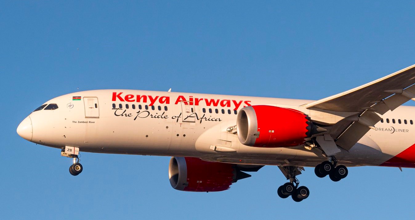 Kenya Airways announces flight disruptions, says two Dreamliners grounded due to unavailability of General Electric GEnx -1B engines.