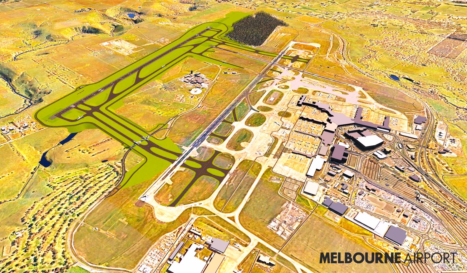 Green Signal From Australian Federal government On The Third Runway At Melbourne Airport.