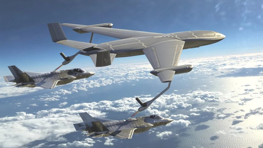 Lockheed Martin's Skunk Works unveils the Rendering of KC-Z: a Next Gen Stealth Tanker Aircraft.