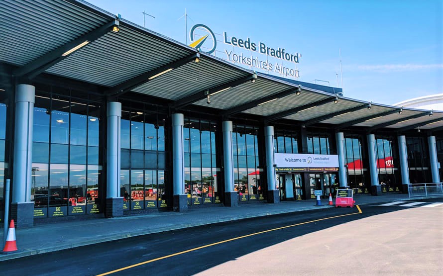 Controversial  expansion  plan  of  Leeds  Bradford  Airport  hits hurdle today , delayed indefinitely.