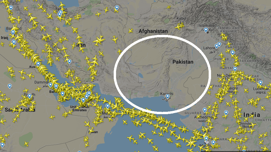 Pakistan poised to bleed Airspace Usage Revenue as multiple Western carriers opted to avoid Pakistani Airspace, Indian Pilots FDTL Affected.