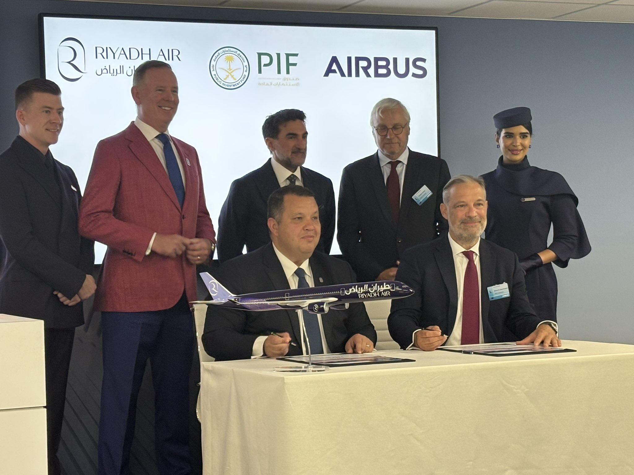 Ambitious Riyadh Air placed a firm order for 25 Airbus A350-1000 aircraft, with Option of 25 more.