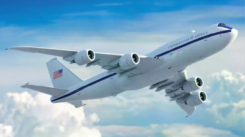 Designed to withstand nuclear attack: US President's next 'doomsday plane' E-4C begins flight tests.