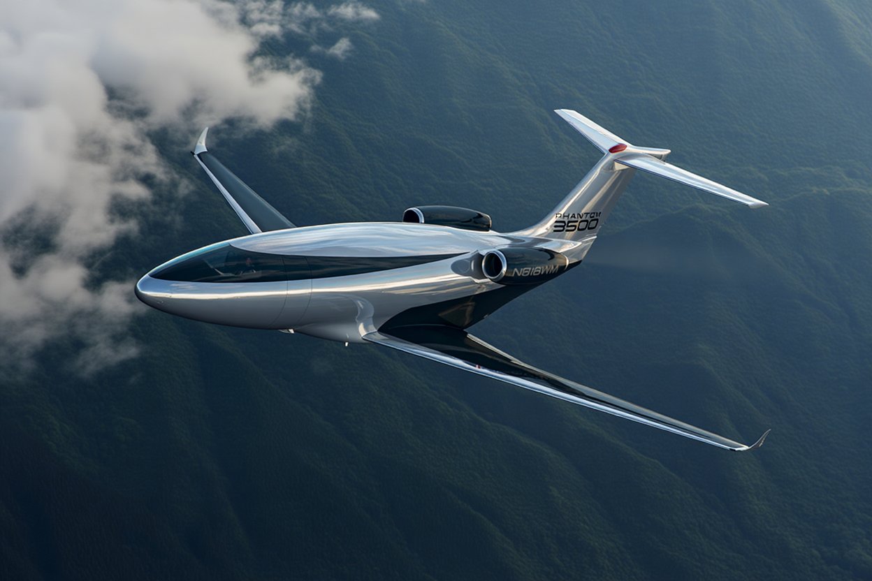 Otto Aerospace bags historic 300 units of Phantom 3500 windowless aircraft order from Flexjet.