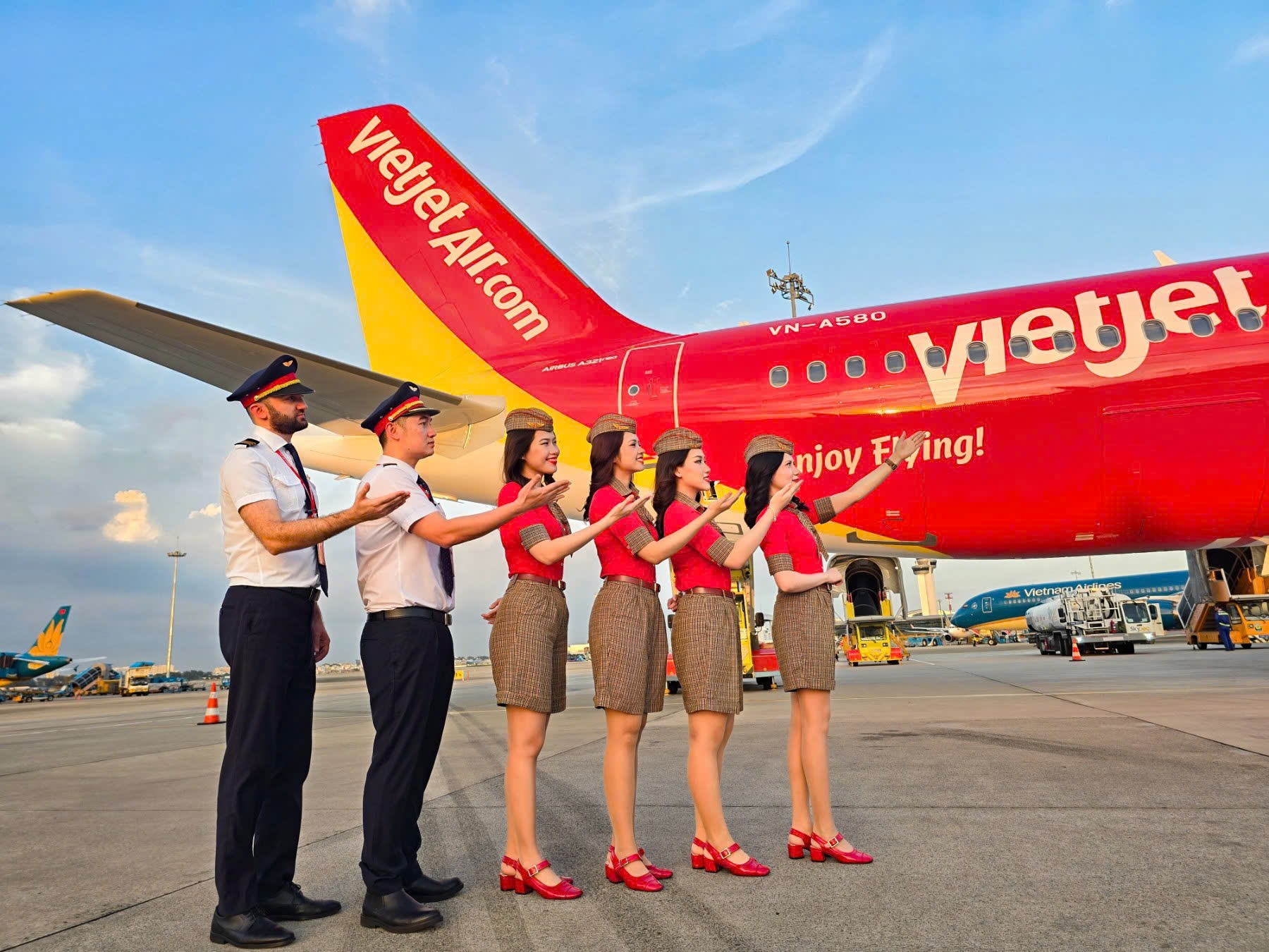 Vietnam's Vietjet Air is in receipt of 22 planes in less than a month's Period.