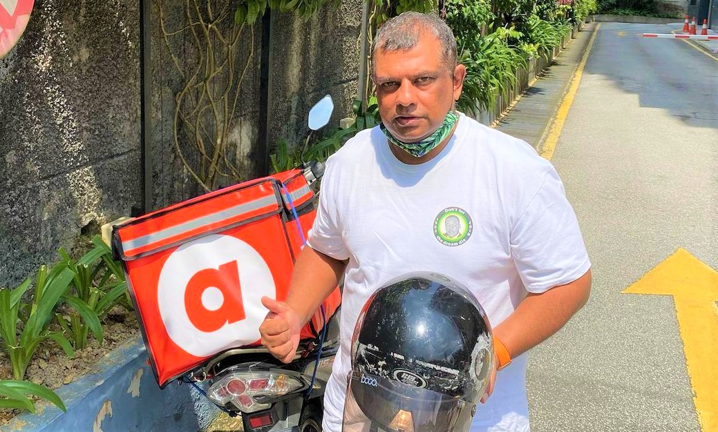 Air Asia Chief  -  Tony  Fernandes  wants  to  be  “the best delivery guy in town” , thanks  to  Pandemic !