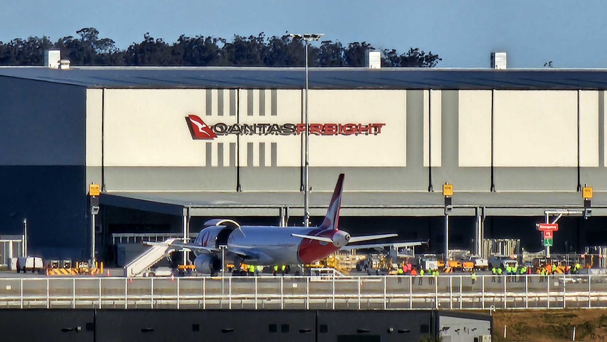 History in making - Western Sydney International Airport began Cargo Precinct trial flights with Qantas.