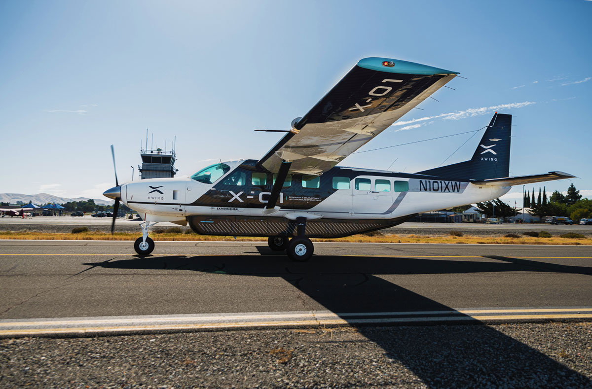 X wing Cessna Grand Caravan 208B  -  A gate-to-gate self  flying  aircraft  seeks to revolutionize aviation.