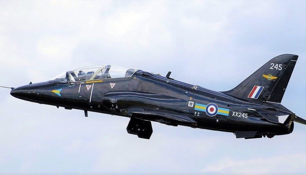 Pilots Eject, as Royal Navy Hawk T1 crashes in Cornwall, UK, 