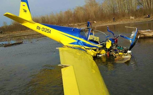 Amateur  built  light aircraft  crashed in  Irkutsk  region of Russia Killing  both the occupants !