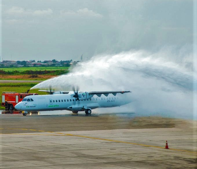 A  new  Airline ' Green Africa'  is  getting  Born  -  takes  delivery  of  it's  First  Aircraft  !