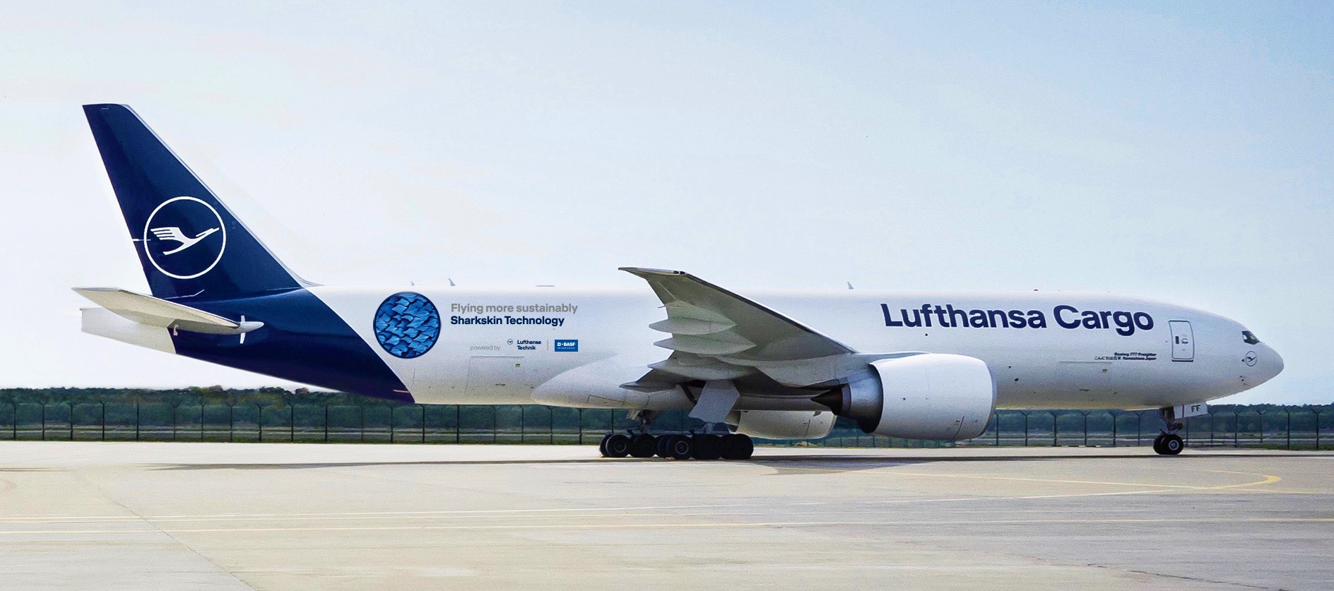 What  is  this  much  discussed  sharkskin  technology  Lufthansa  adopting  on  it's Freighters  ?   How does it Look like ? 