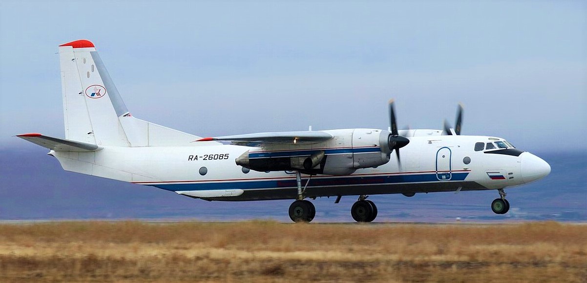 Russian Kamchatka Aviation Enterprise Antonov An-26B-100  crashed into the sea killing 28 onboard.