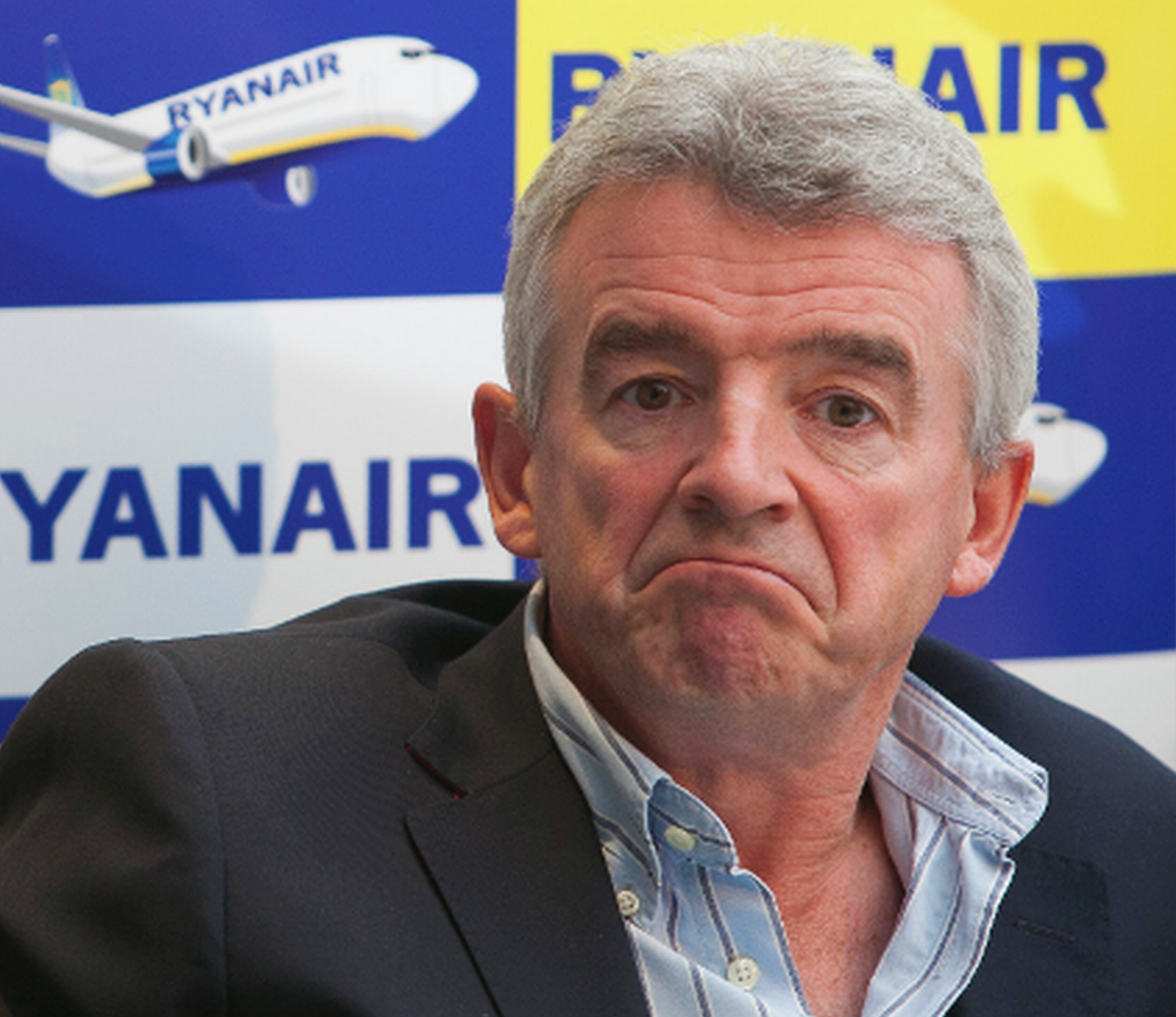 No Body Immune - Ryanair Chief  Michael O’Leary 's earnings took a beating by 74% to €250,000 due to Covid-19 Virus !