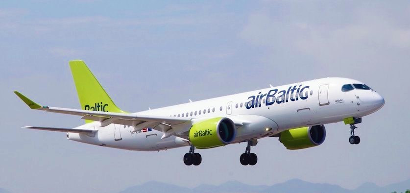 Third A220-300 aircraft delivered to airBaltic by Aviation Capital Group under SLB !