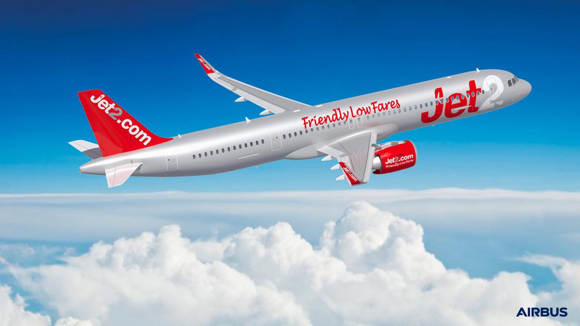 Airbus received an initial order of 36 A321Neo aircrafts from U.K. based  Low cost airline Jet2.com .