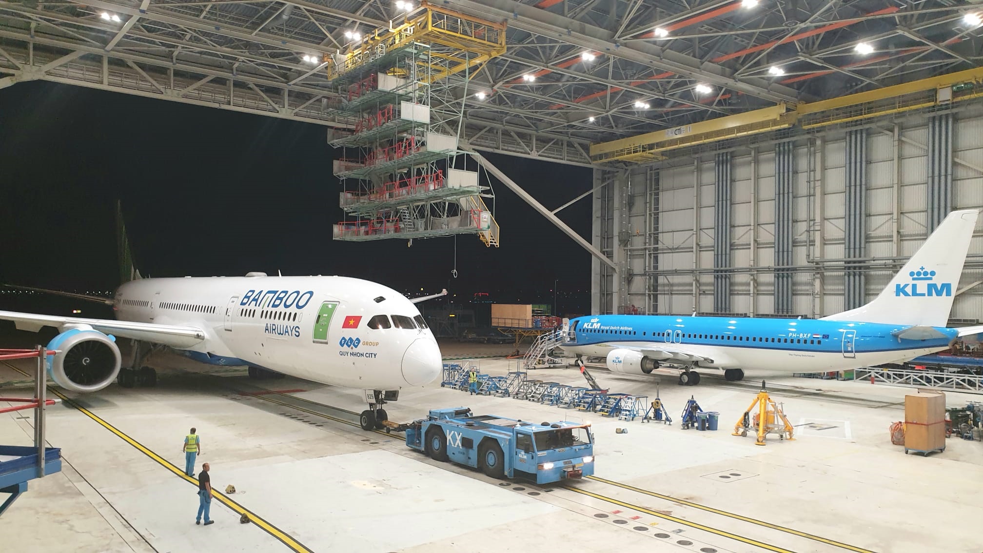 Bamboo  Airways  entrusts  it's   Boeing 787  Major  maintenance  Support  and  GEnx engine  Overhauls to  AFI KLM E&M  !