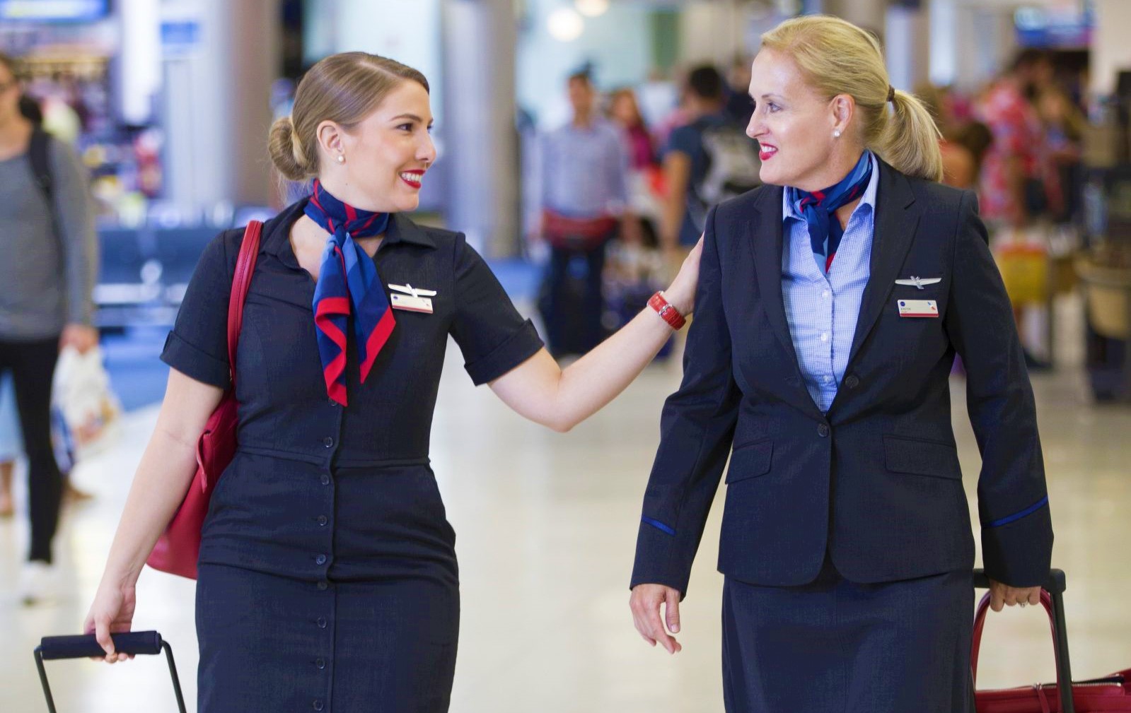 american airlines air hostess uniform