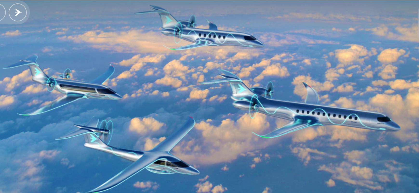What  is   Embraer's   sustainable  propulsion  technology  concept  through  2050  aiming  a  net  carbon  zero  by  2050 ?