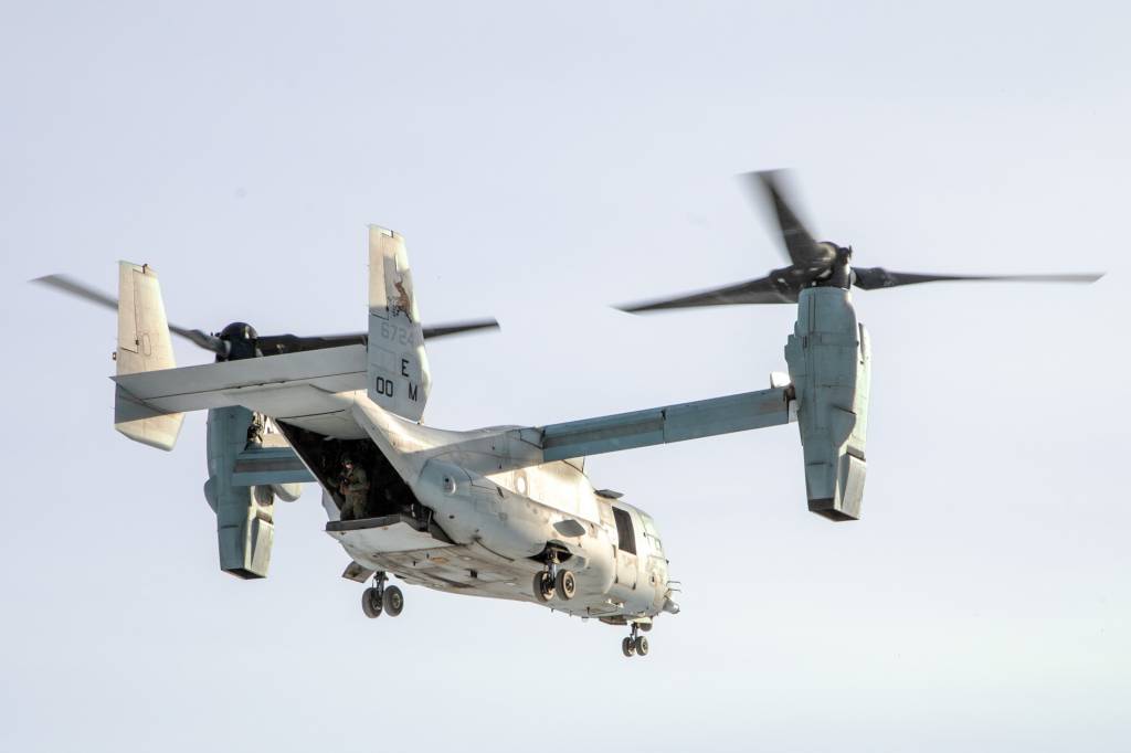 Forsvaret - The   Norwegian   Armed   Forces  released  statement  on  the  missing  American  V-22B  Osprey  aircraft  ,  confirmed  fatality . 