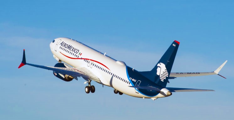 Aeromexico   strengthening   it's   fleet  with   nine  Boeing  737 MAX  aircraft  ,  leased  from  Air  Lease  Corporation !